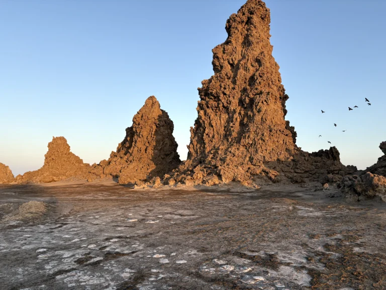 Lac Abbé is a remarkable salt lake located on the border between Djibouti and Ethiopia. Lac Abbé is a destination like no other a surreal masterpiece of nature waiting to be explored.